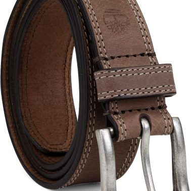 mens Classic Leather Jean Belt 1.4 Inches Wide